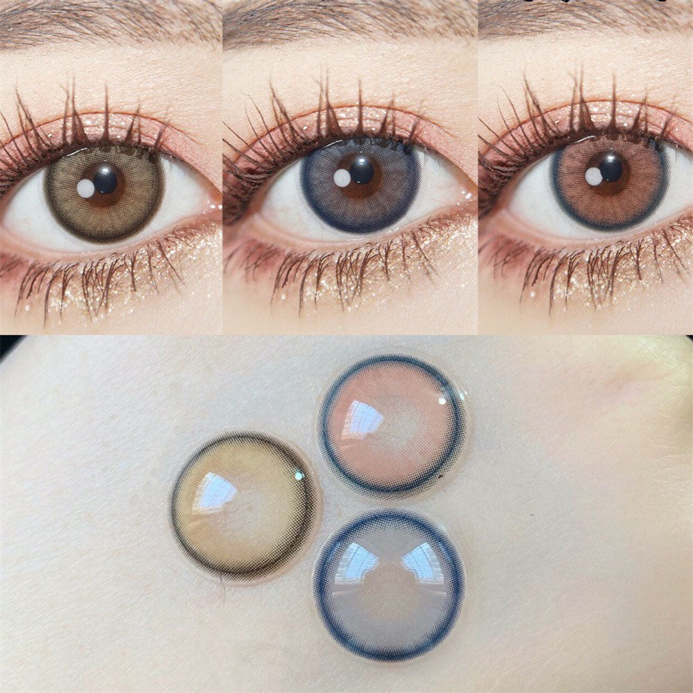 Morningcon Pears Colored Contact Lenses For Eyes Half Yearly 2pcs