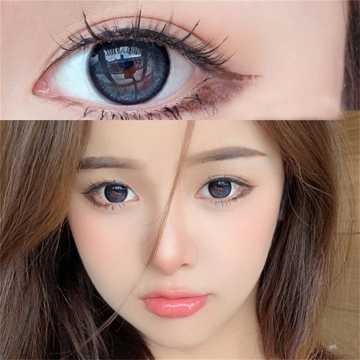 Morningcon Devil Fish Colored Contact Lenses For Eyes Half Yearly 2pcs