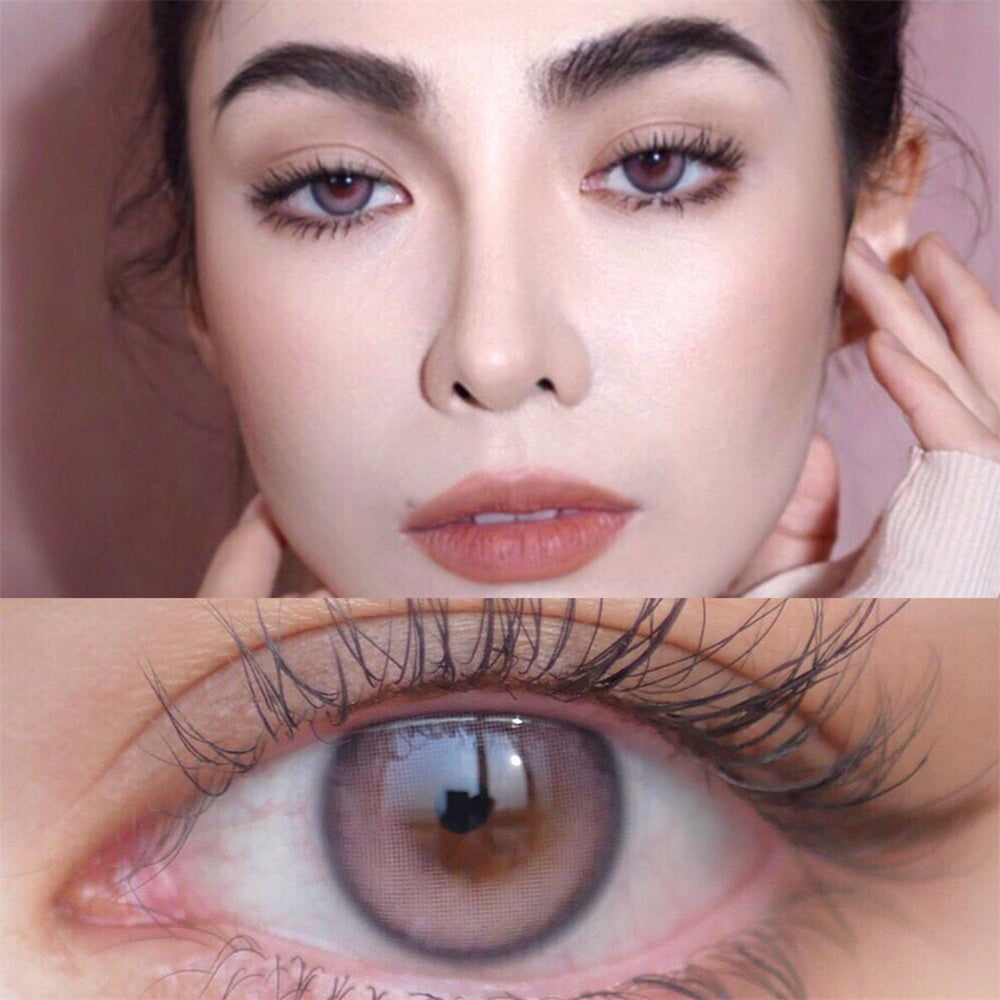 Morningcon Little light bulbs Colored Contact Lenses For Eyes Half Yearly 2pcs
