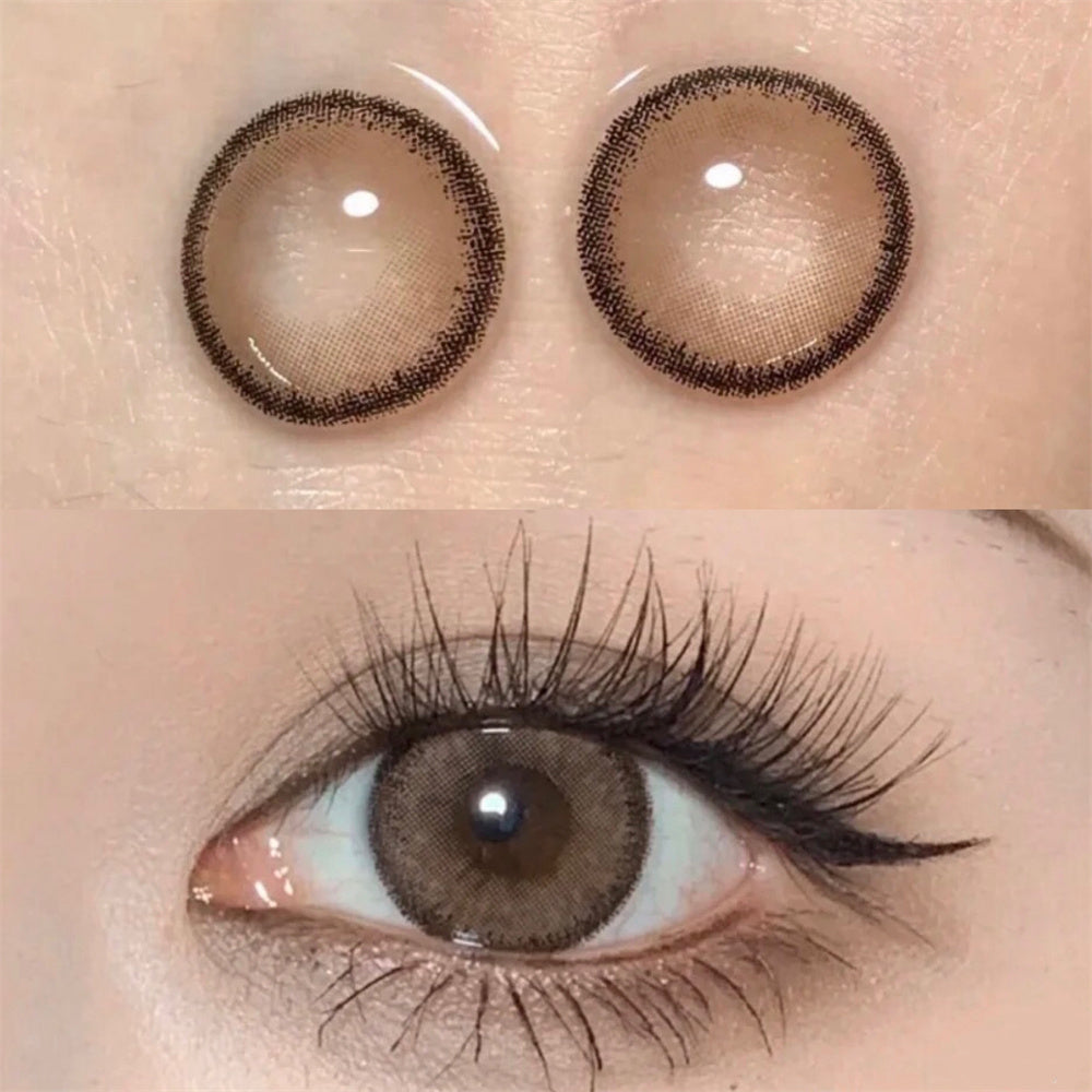 Morningcon Glutinous rice balls Colored Contact Lenses For Eyes Half Yearly 2pcs