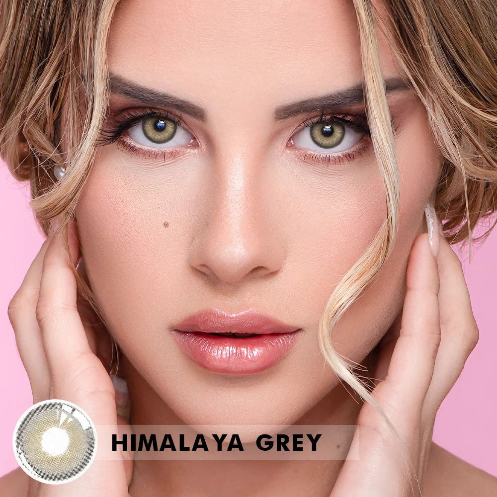 Morningcon Himalayan Colored Contact Lenses For Eyes Half Yearly 2pcs