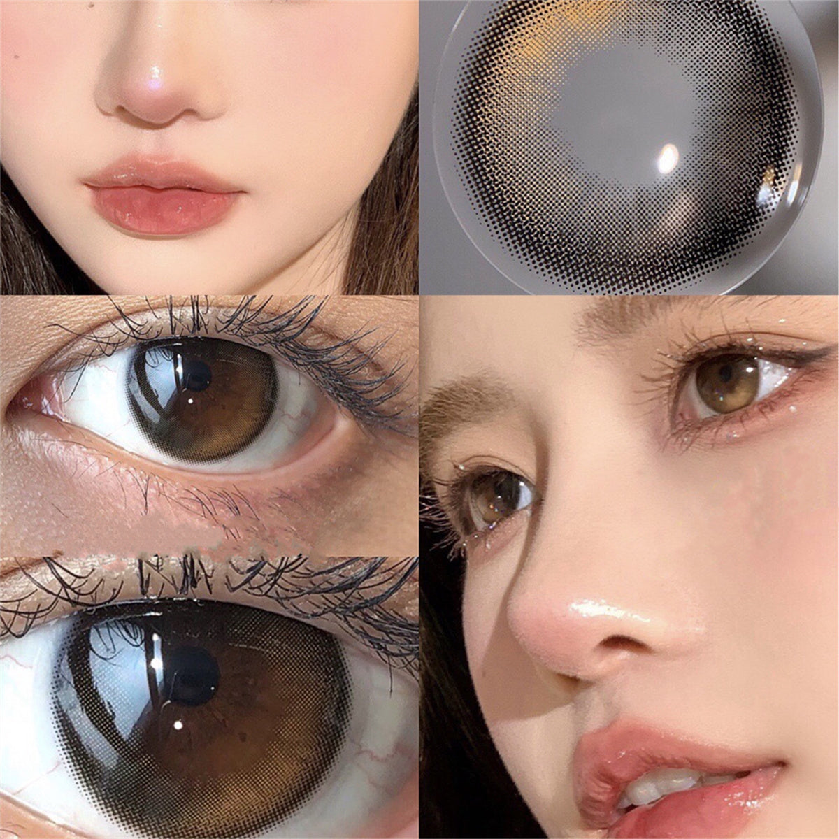 Morningcon Sunday Colored Contact Lenses For Eyes Half Yearly 2pcs