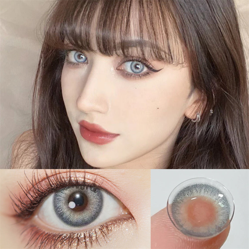 Morningcon Luring the cat Colored Contact Lenses For Eyes Half Yearly 2pcs