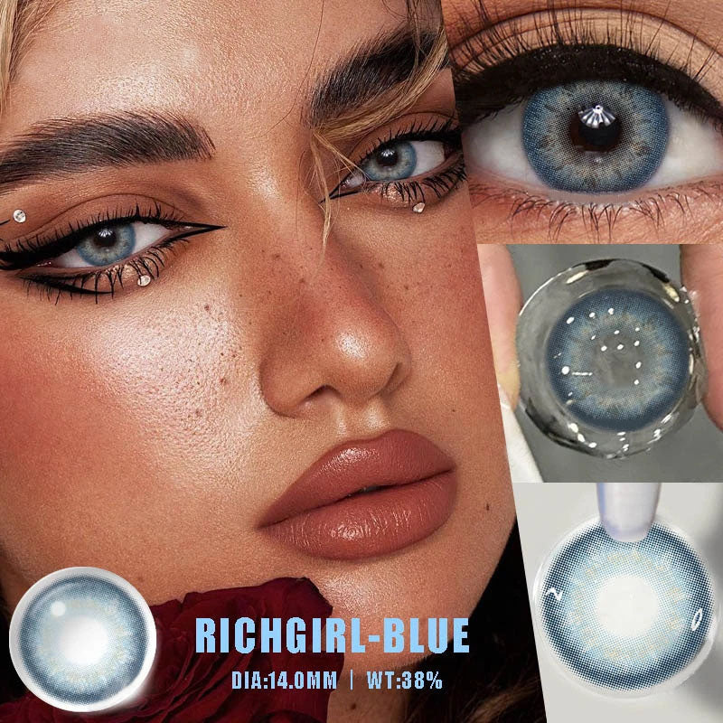 Morningcon NS2rich Colored Contact Lenses For Eyes Half Yearly 2pcs