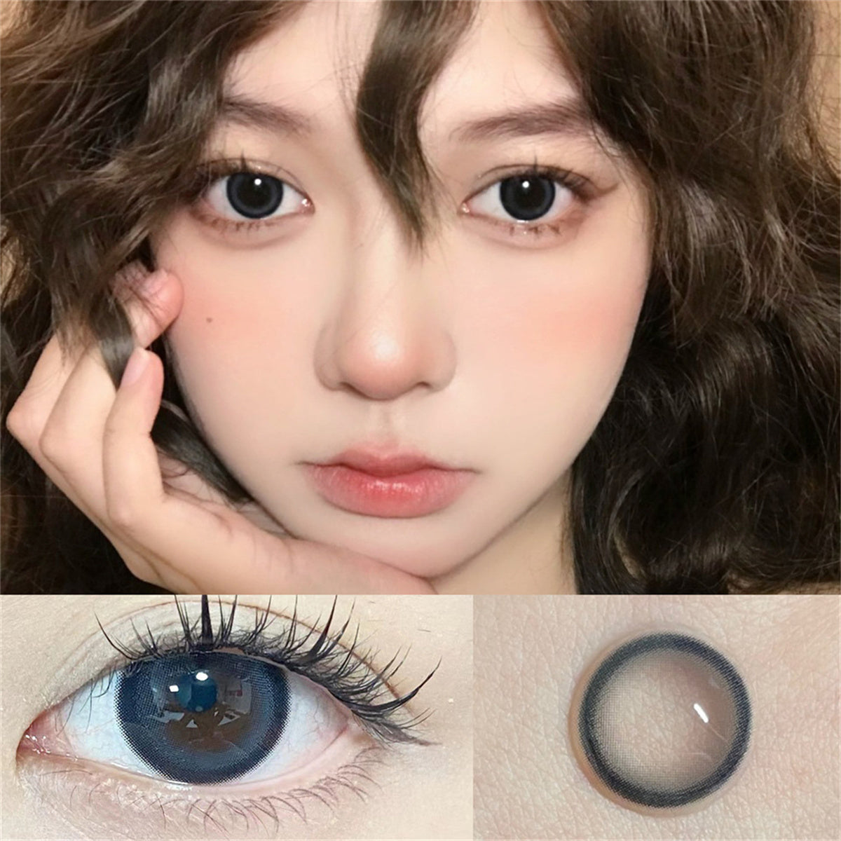 Morningcon Mu Li Colored Contact Lenses For Eyes Half Yearly 2pcs