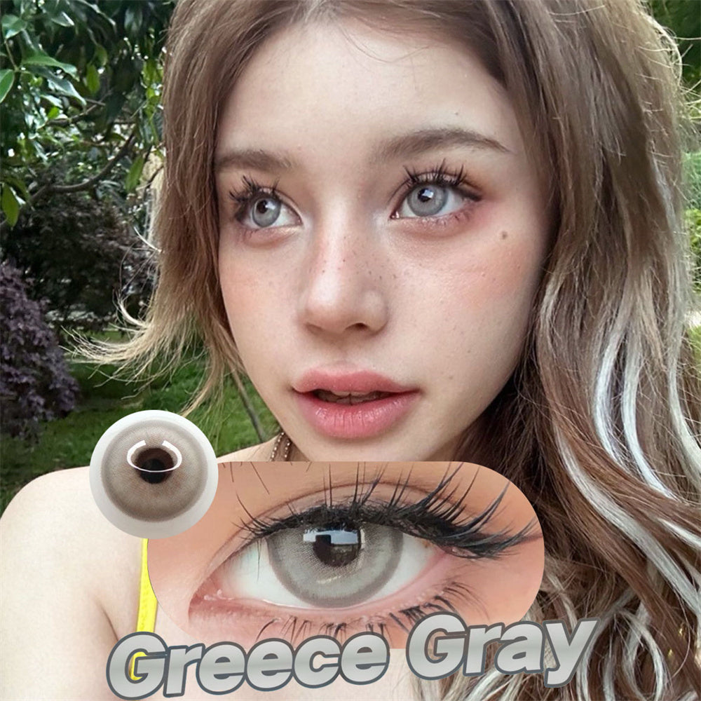 Morningcon Greece Colored Contact Lenses For Eyes Half Yearly 2pcs