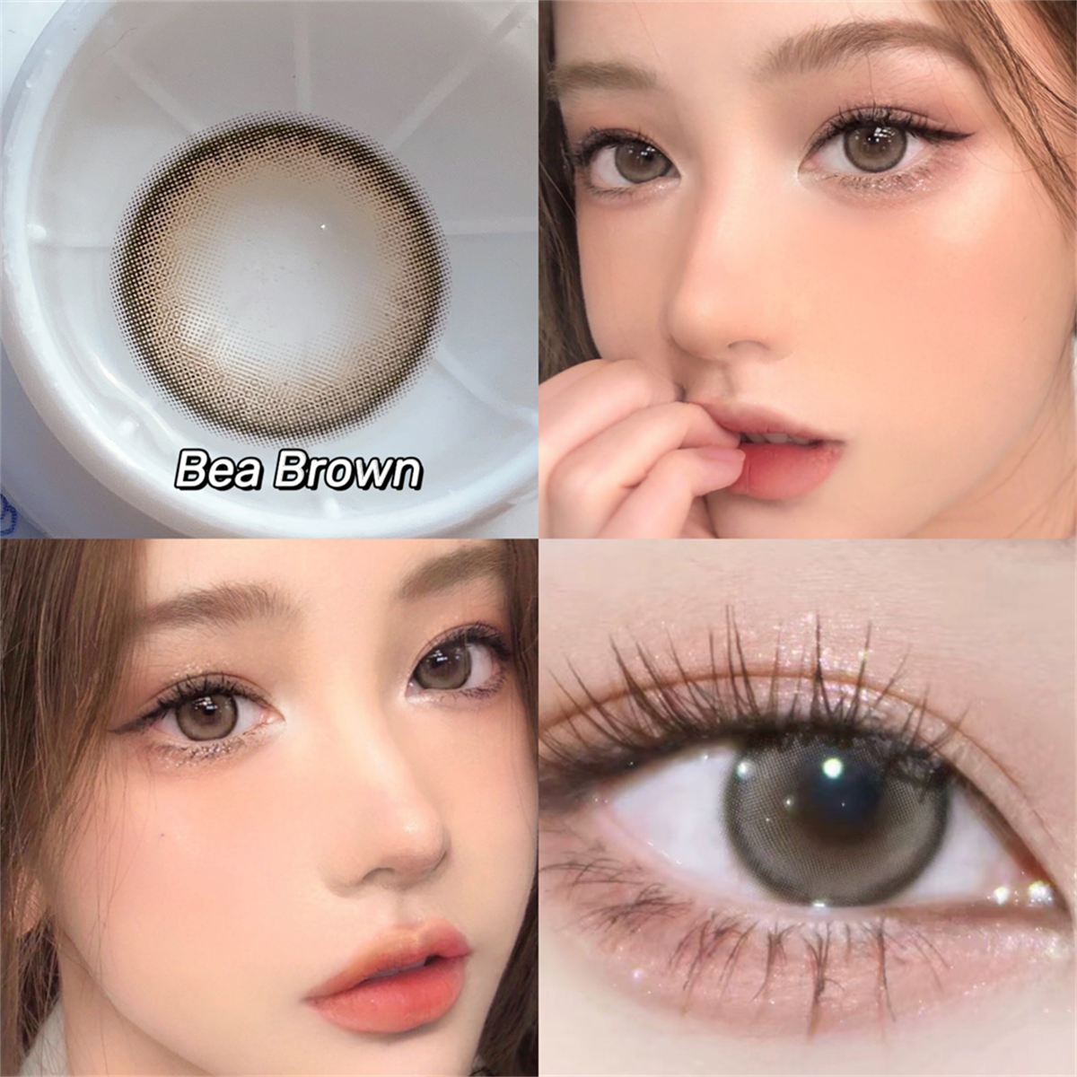 Morningcon Pork belly Colored Contact Lenses For Eyes Half Yearly 2pcs