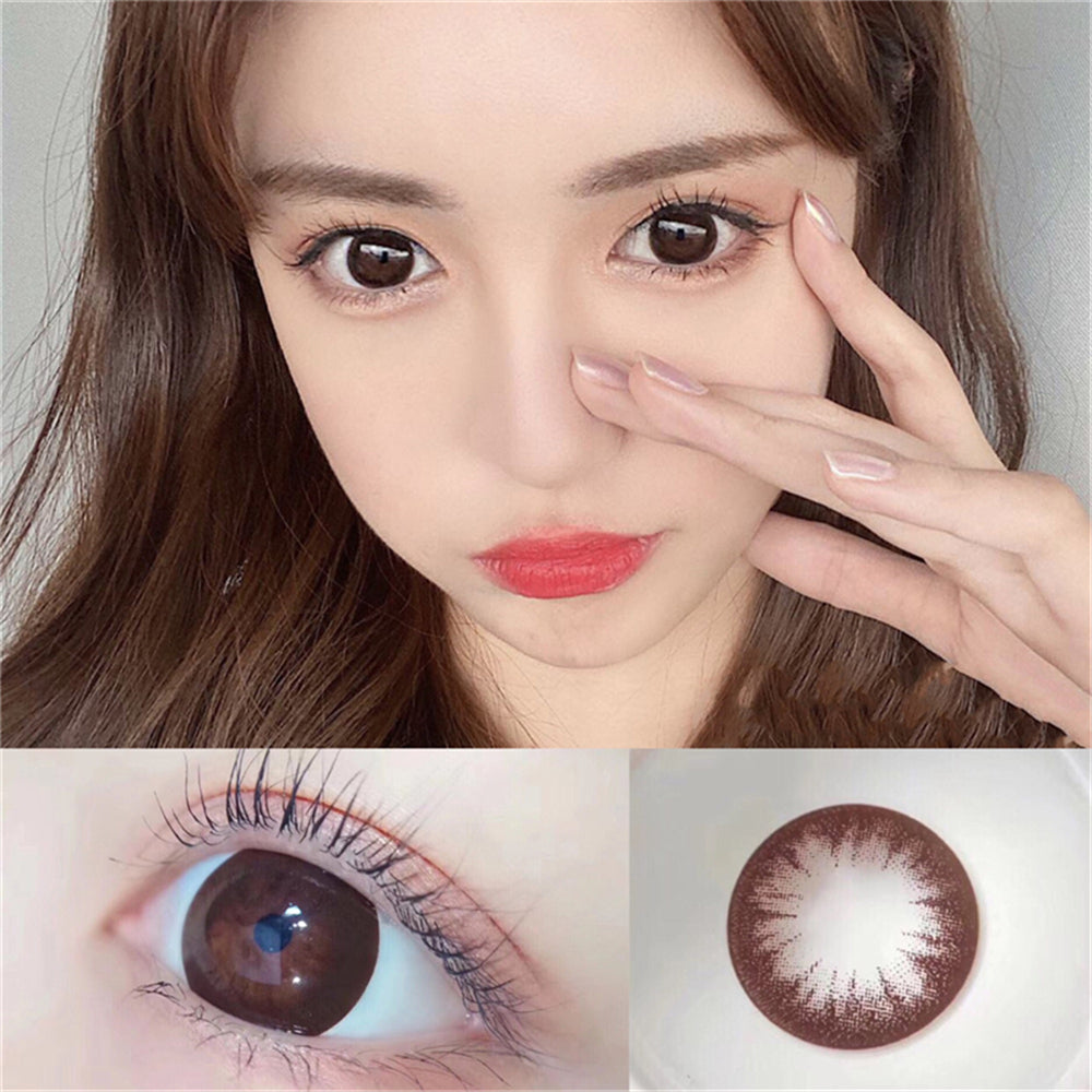 Morningcon Great Beauty Colored Contact Lenses For Eyes Half Yearly 2pcs