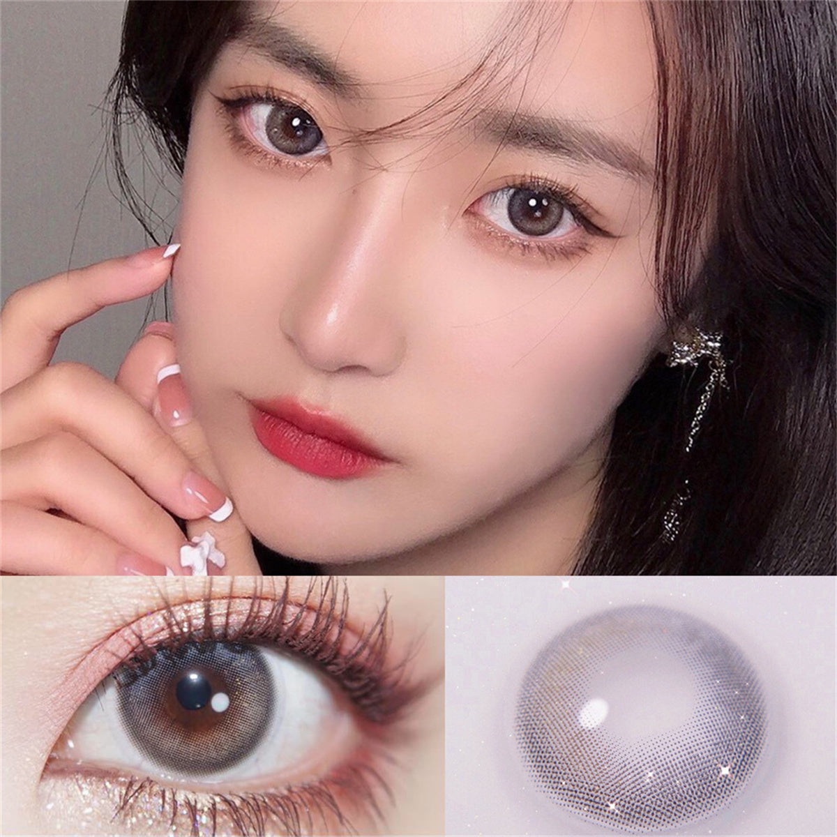 Morningcon Papa Colored Contact Lenses For Eyes Half Yearly 2pcs