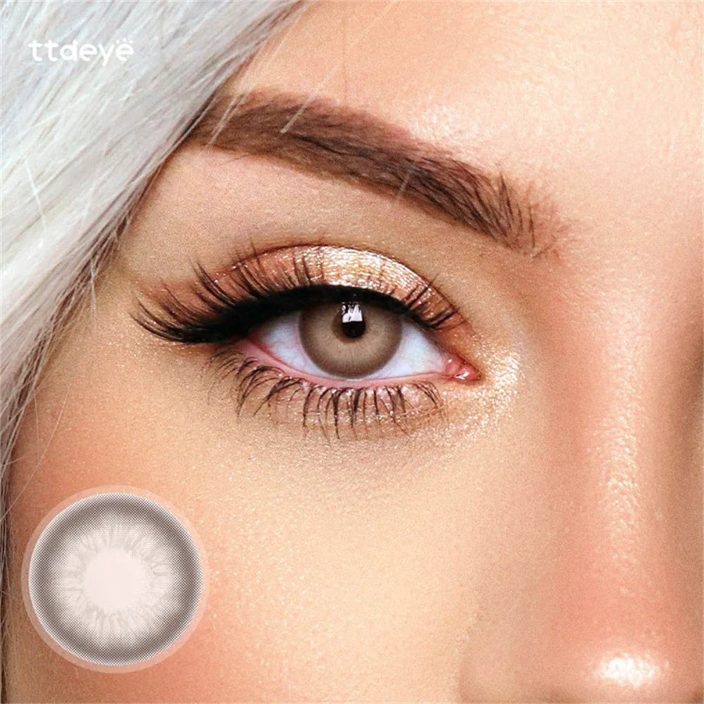Morningcon Fa34 Colored Contact Lenses For Eyes Half Yearly 2pcs