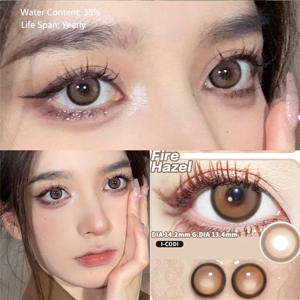 Morningcon Wind and rain Mandola Colored Contact Lenses For Eyes Half Yearly 2pcs