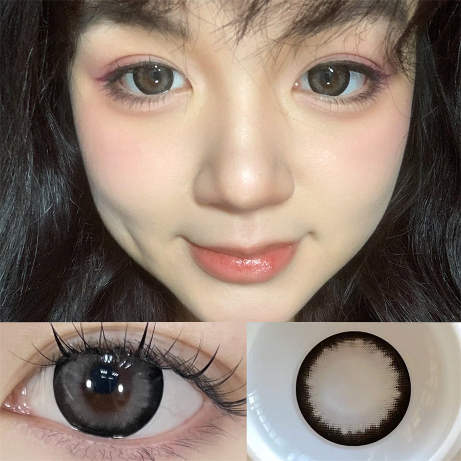 Morningcon Pepper cream cake Colored Contact Lenses For Eyes Half Yearly 2pcs