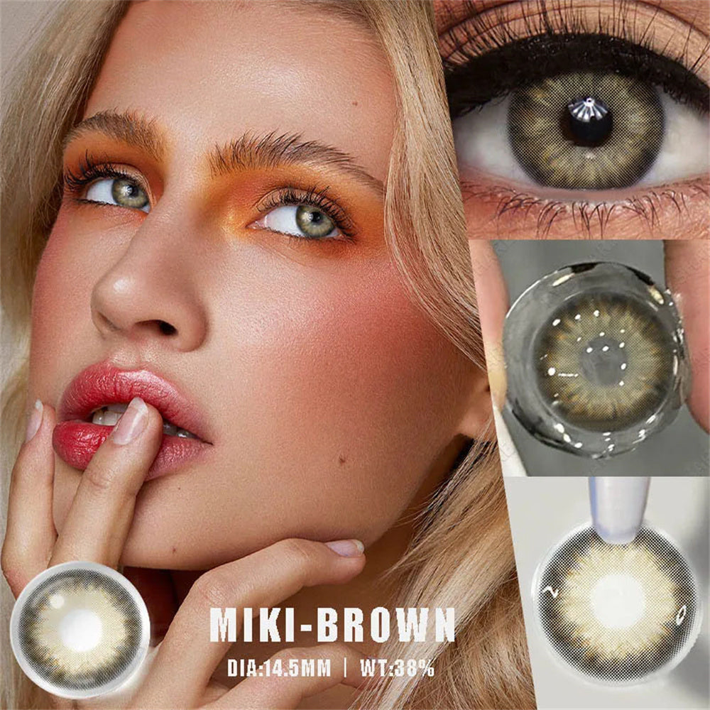 Morningcon Craving-F16 Colored Contact Lenses For Eyes Half Yearly 2pcs