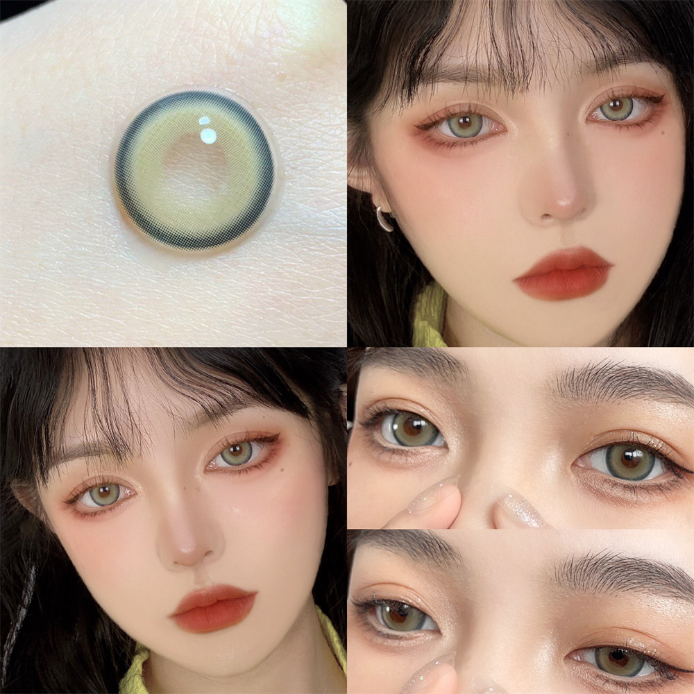 Morningcon Nanaru Colored Contact Lenses For Eyes Half Yearly 2pcs