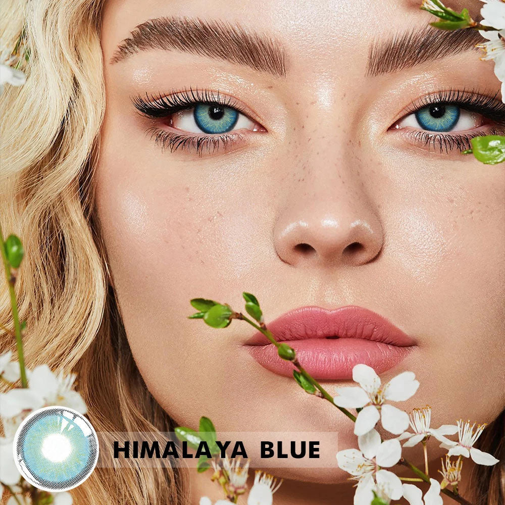 Morningcon Himalayan Colored Contact Lenses For Eyes Half Yearly 2pcs