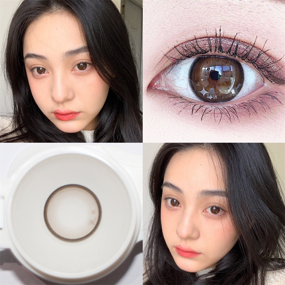 Morningcon Butterscotch Versailles Colored Contact Lenses For Eyes Half Yearly