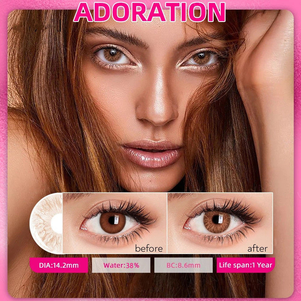 Morningcon C2 Colored Contact Lenses For Eyes Half Yearly 2pcs