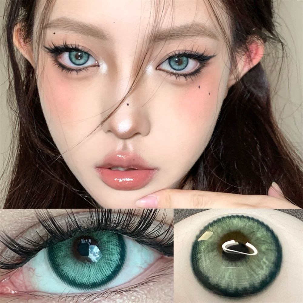 Morningcon Snake Colored Contact Lenses For Eyes Half Yearly 2pcs