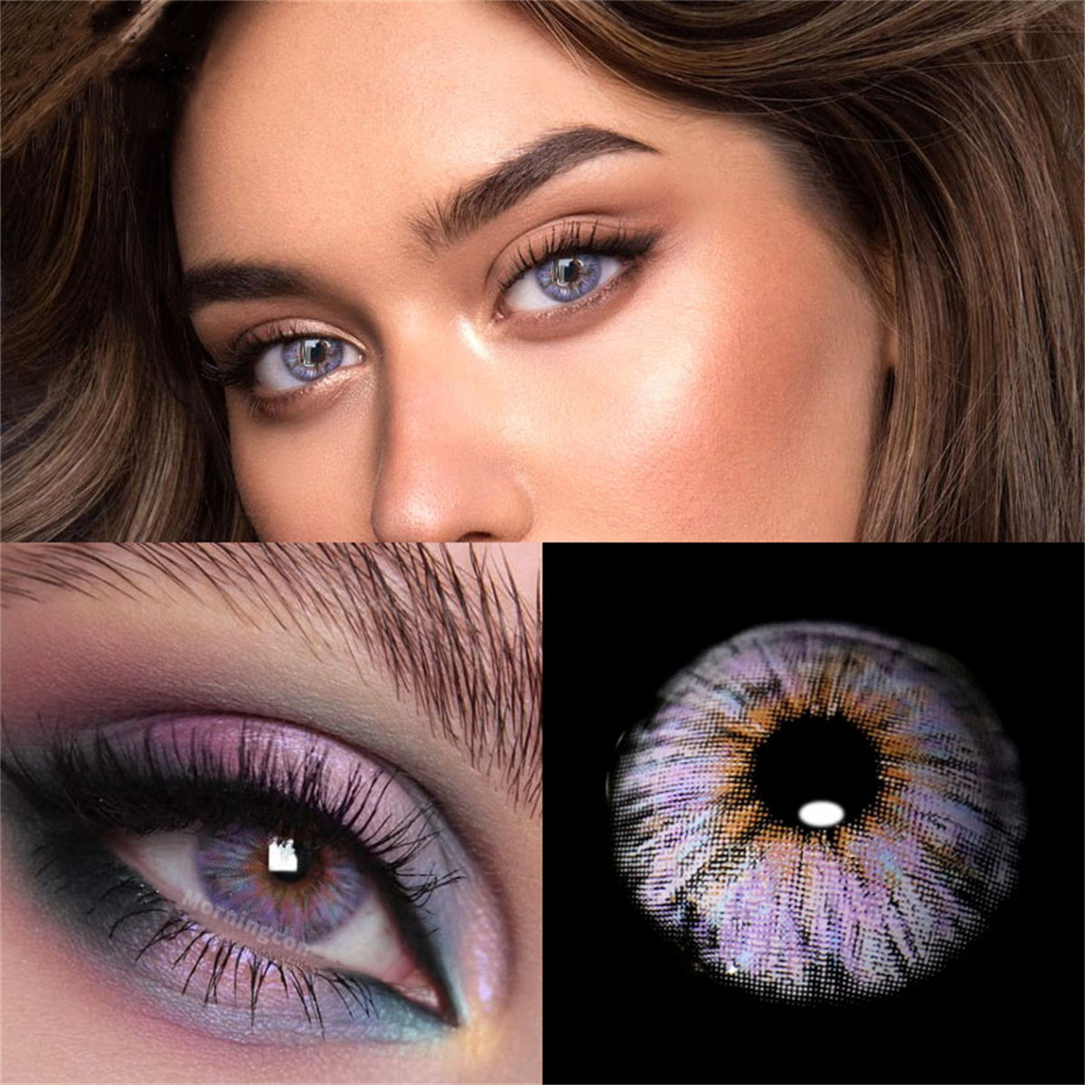 Morningcon monet FA09 Colored Contact Lenses For Eyes Half Yearly 2pcs