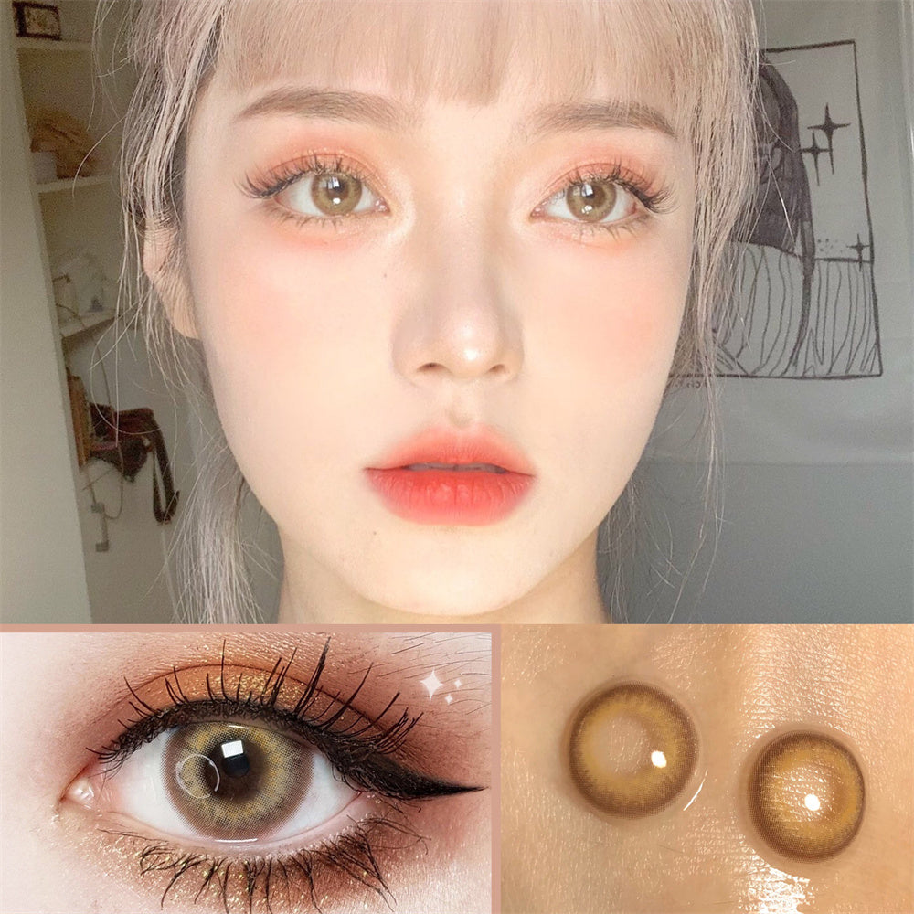 Morningcon Mermaid Tears Colored Contact Lenses For Eyes Half Yearly 2pcs
