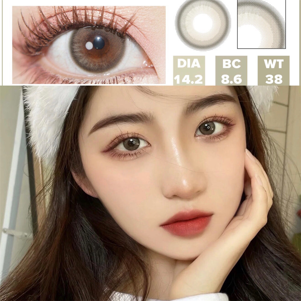 Morningcon Improvisational poet Colored Contact Lenses For Eyes Half Yearly