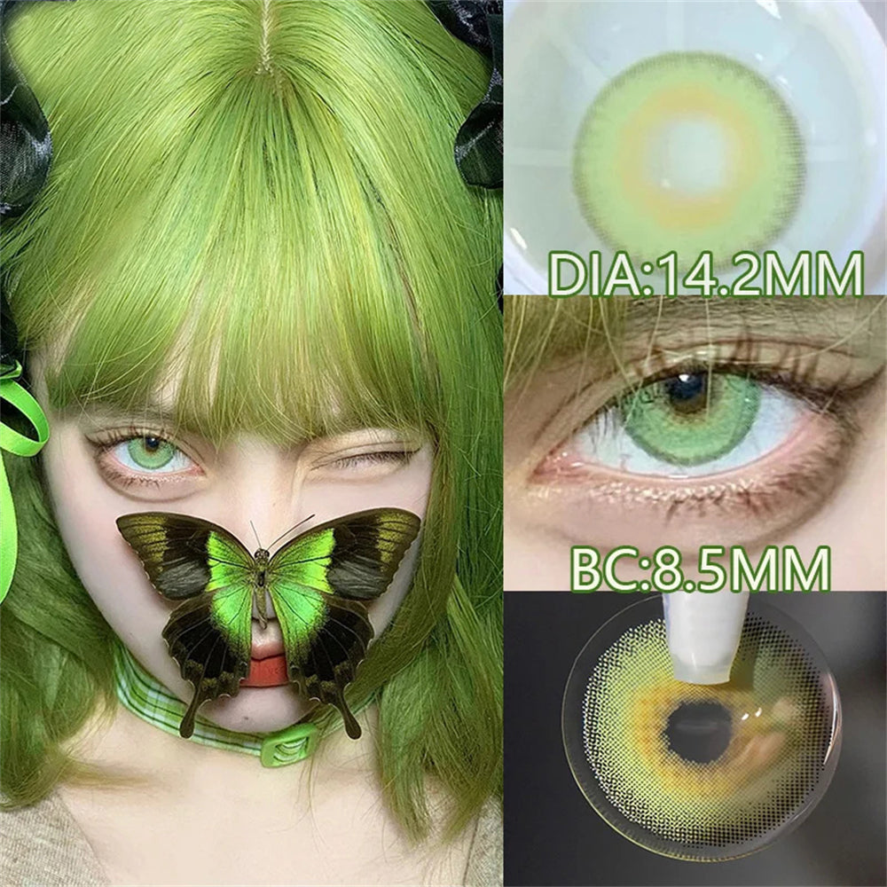Morningcon land-Fa1 Colored Contact Lenses For Eyes Half Yearly 2pcs