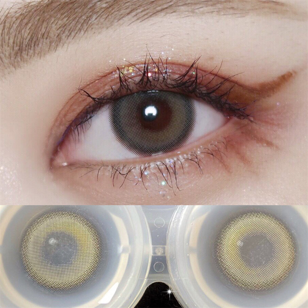 Morningcon Milk bag Colored Contact Lenses For Eyes Half Yearly
