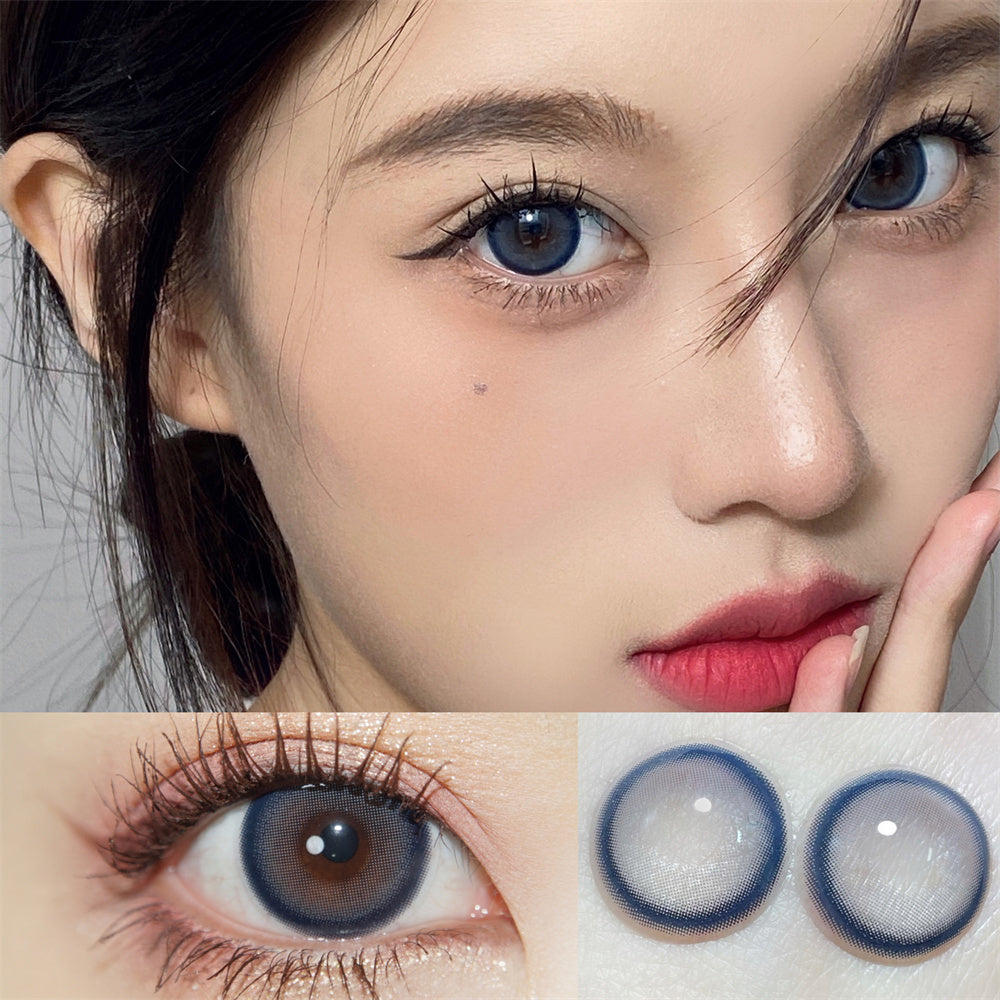 Morningcon Leah Sea Salt Colored Contact Lenses For Eyes Half Yearly 2pcs