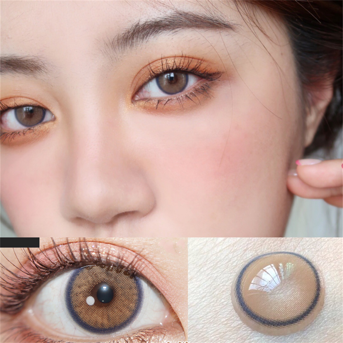 Morningcon Xiaoqing Colored Contact Lenses For Eyes Half Yearly