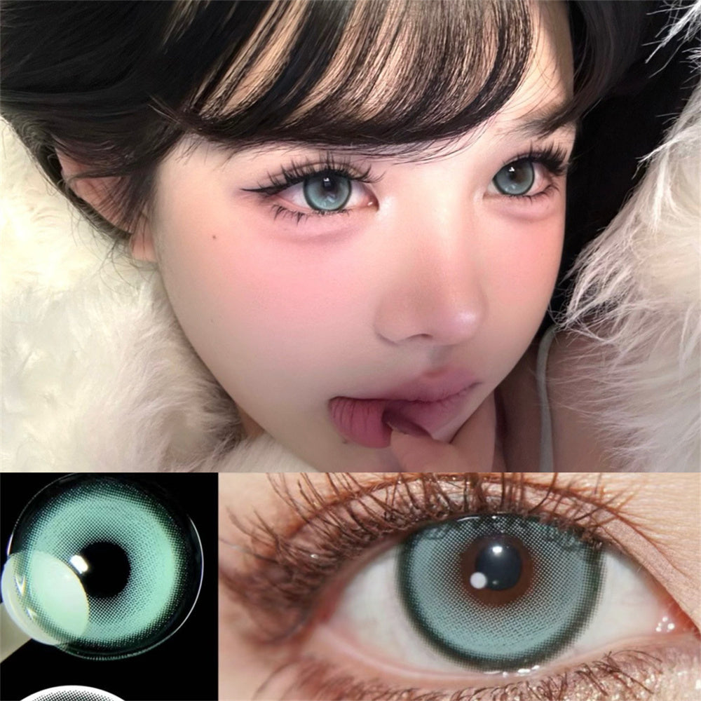 Morningcon Milk-flavored pearls Colored Contact Lenses For Eyes Half Yearly 2pcs