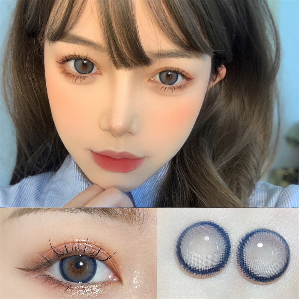Morningcon Leah Sea Salt Colored Contact Lenses For Eyes Half Yearly 2pcs