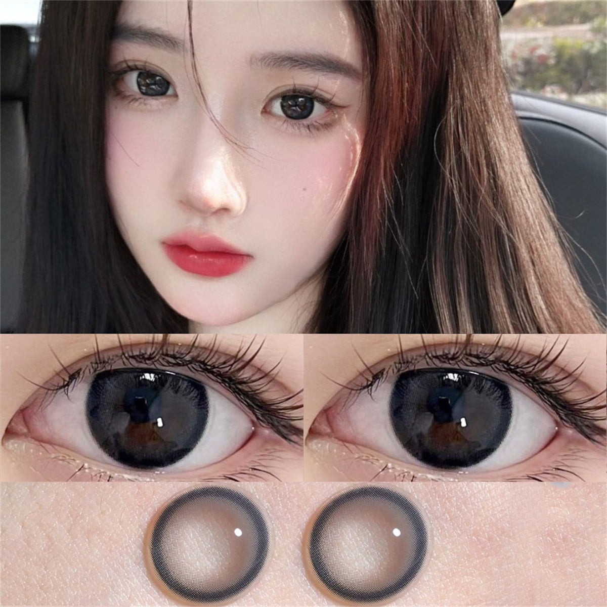 Morningcon Mu Li Colored Contact Lenses For Eyes Half Yearly 2pcs