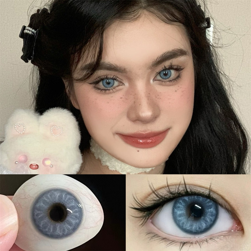 Morningcon Saber ice Colored Contact Lenses For Eyes Half Yearly 2pcs