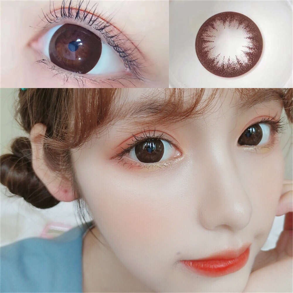 Morningcon Great Beauty Colored Contact Lenses For Eyes Half Yearly 2pcs