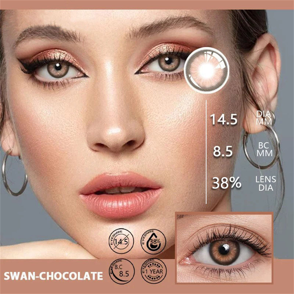 Morningcon swan-F26 Colored Contact Lenses For Eyes Half Yearly 2pcs
