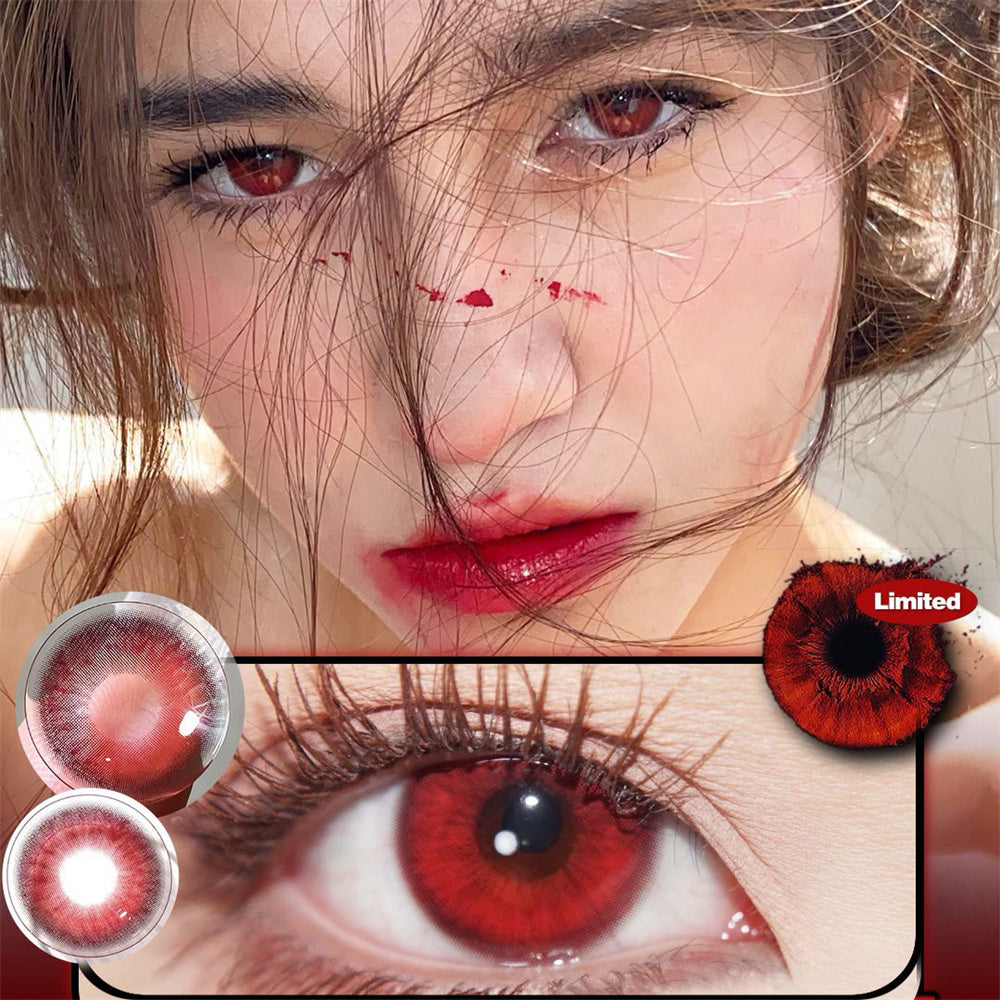 Morningcon Sick Mary Colored Contact Lenses For Eyes Half Yearly 2pcs