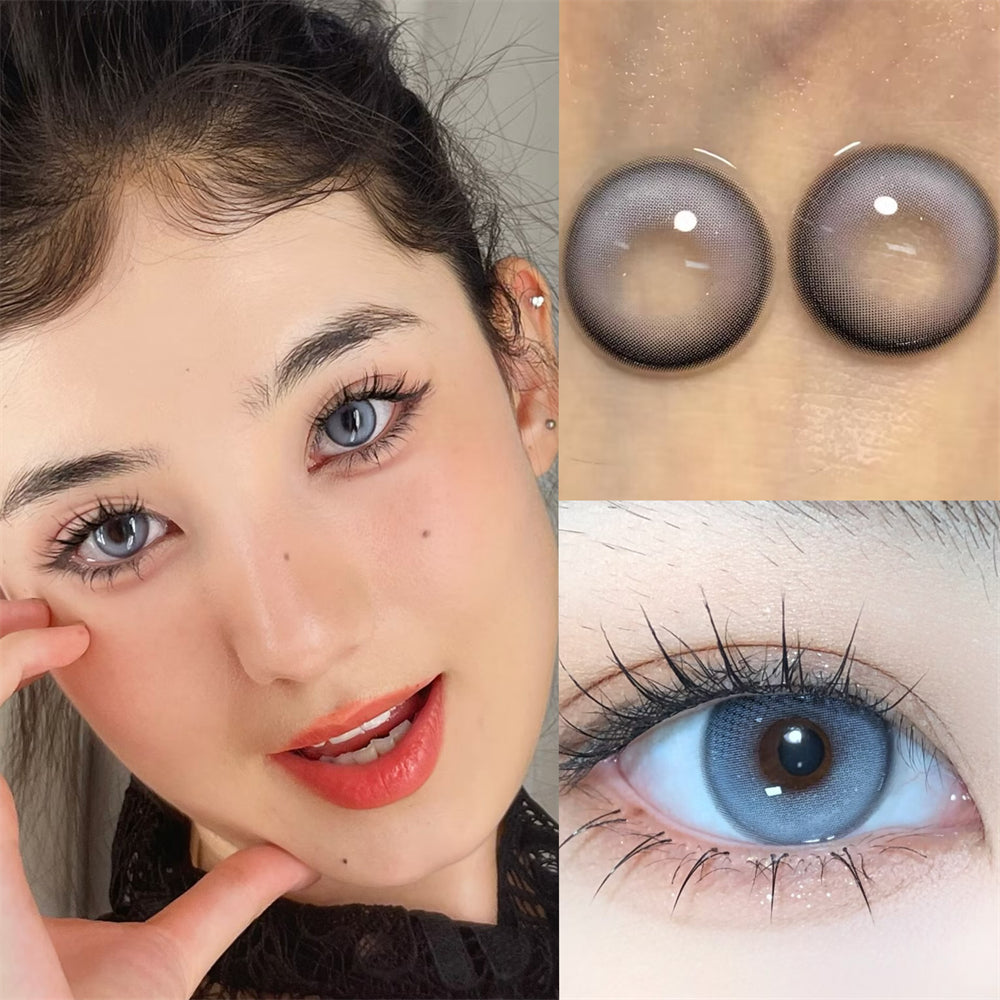 Morningcon Fog reflects light Colored Contact Lenses For Eyes Half Yearly 2pcs