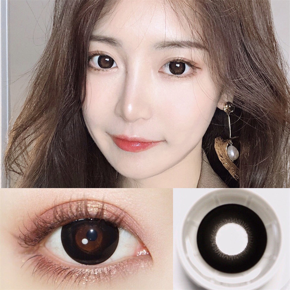 Morningcon Giant rings Colored Contact Lenses For Eyes Half Yearly 2pcs