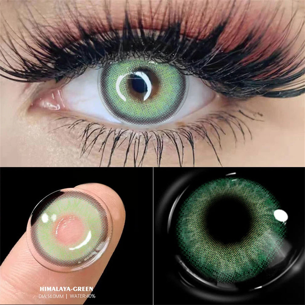 Morningcon Himalayan Colored Contact Lenses For Eyes Half Yearly 2pcs