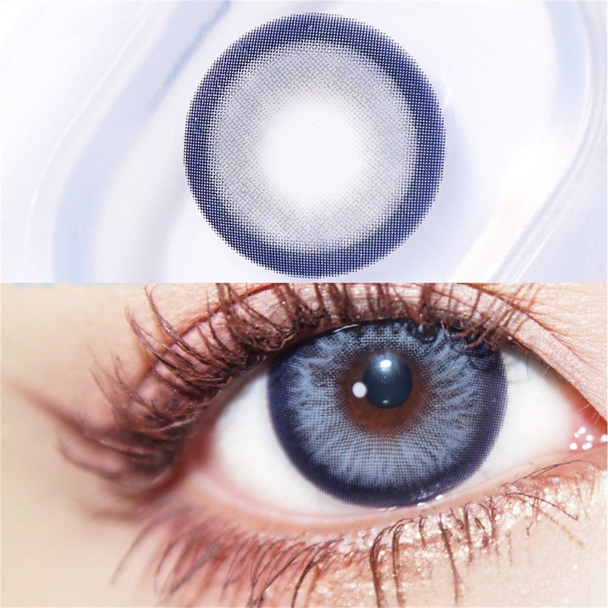 Morningcon Zurich Green Colored Contact Lenses For Eyes Half Yearly 2pcs