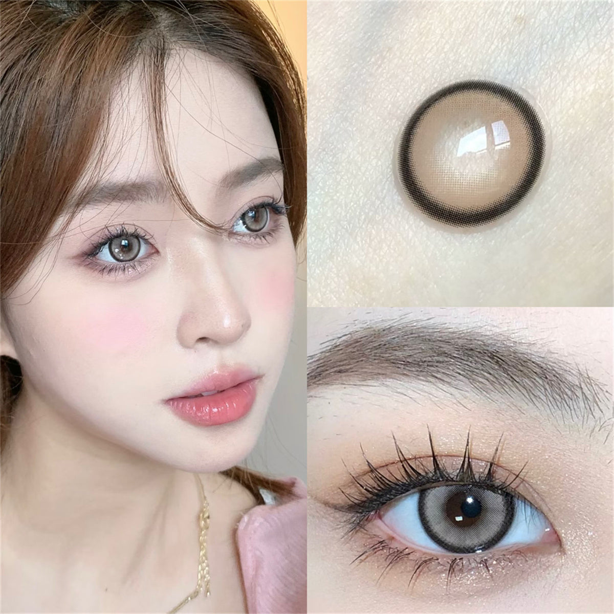 Morningcon Kim Rimi Colored Contact Lenses For Eyes Half Yearly 2pcs