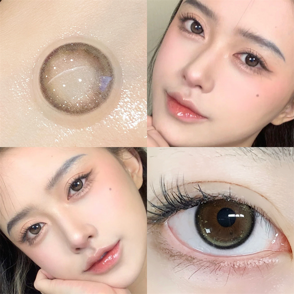 Morningcon Mirror water Colored Contact Lenses For Eyes Half Yearly 2pcs
