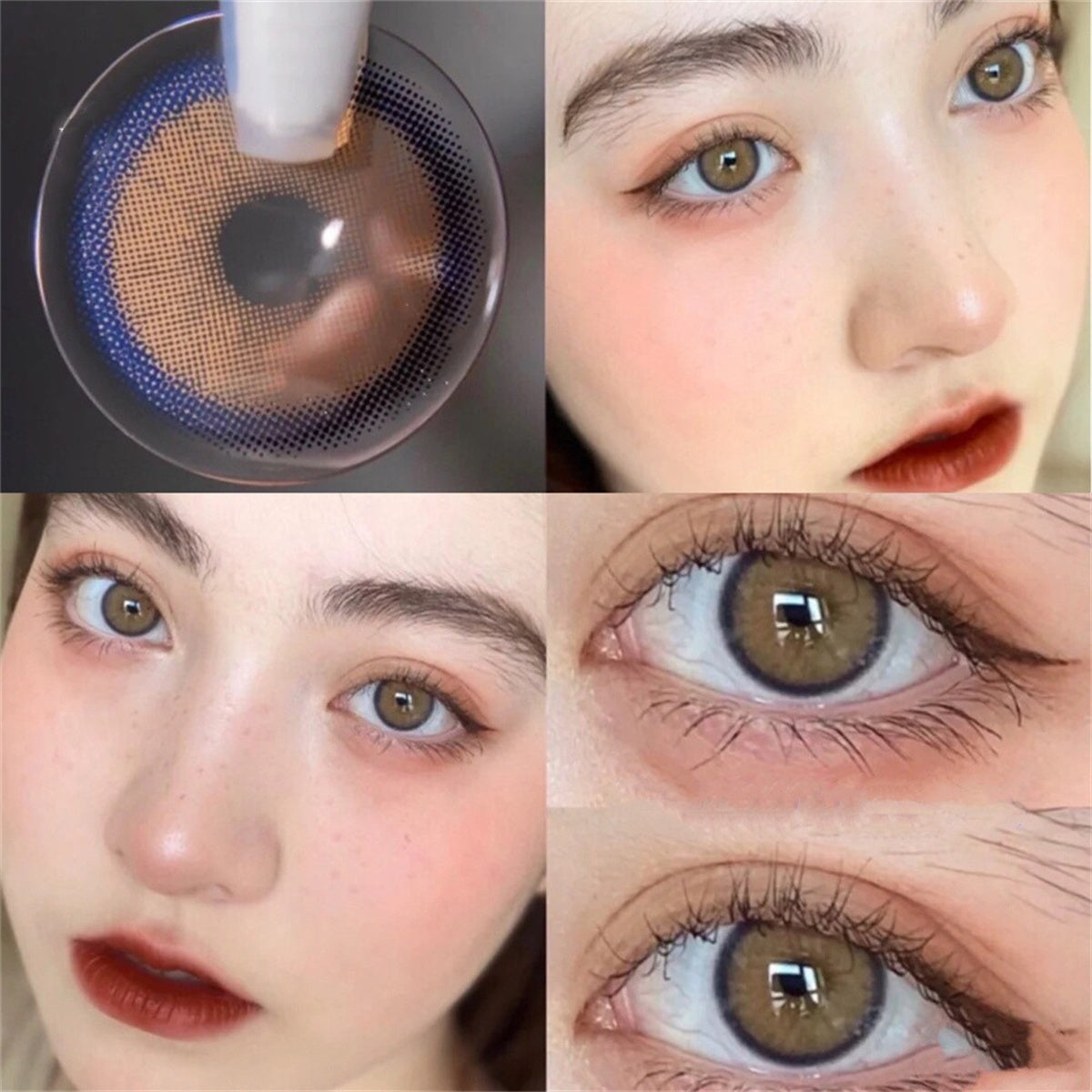 Morningcon Xiaoqing Colored Contact Lenses For Eyes Half Yearly