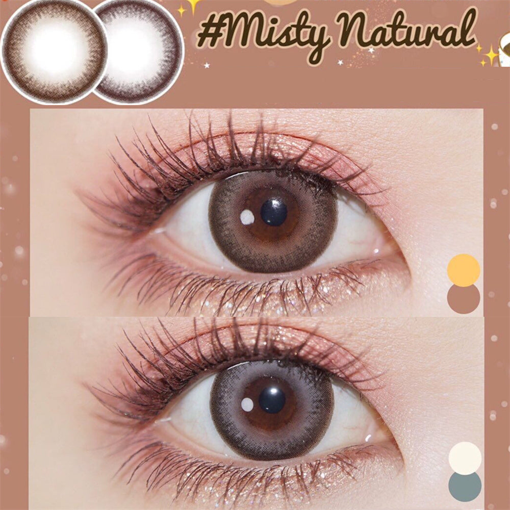 Morningcon Dorayaki Colored Contact Lenses For Eyes Half Yearly 2pcs