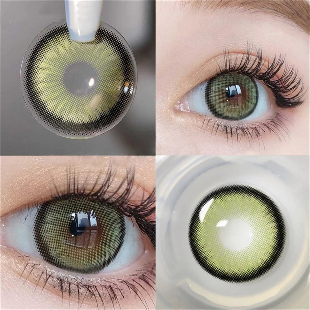 Morningcon Diamond-Fa Colored Contact Lenses For Eyes Half Yearly 2pcs