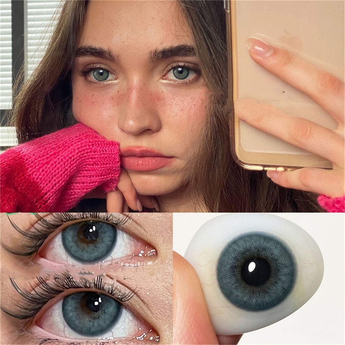 Morningcon Loch Ness Colored Contact Lenses For Eyes Half Yearly 2pcs