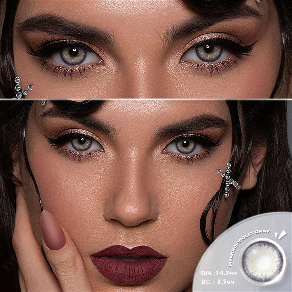 Morningcon F18 Colored Contact Lenses For Eyes Half Yearly 2pcs