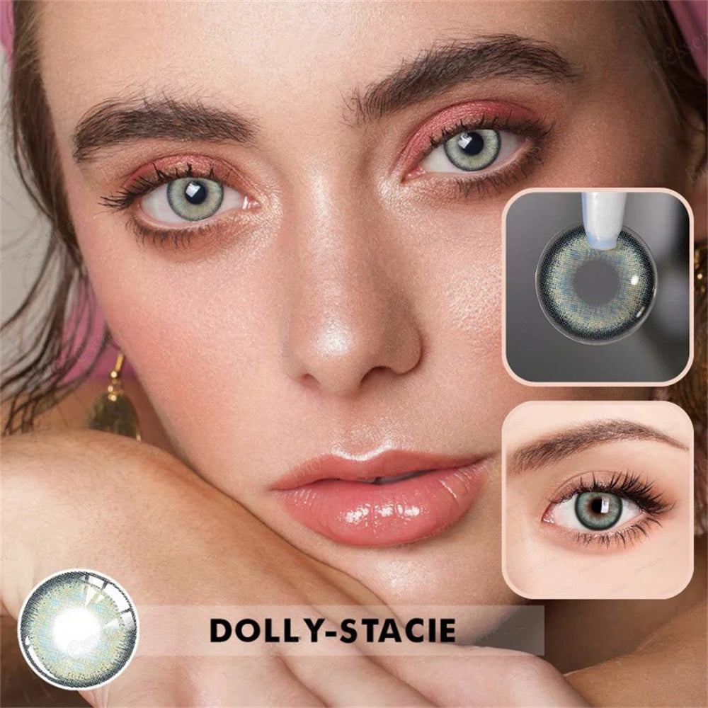 Morningcon Dolly-F24 Colored Contact Lenses For Eyes Half Yearly 2pcs