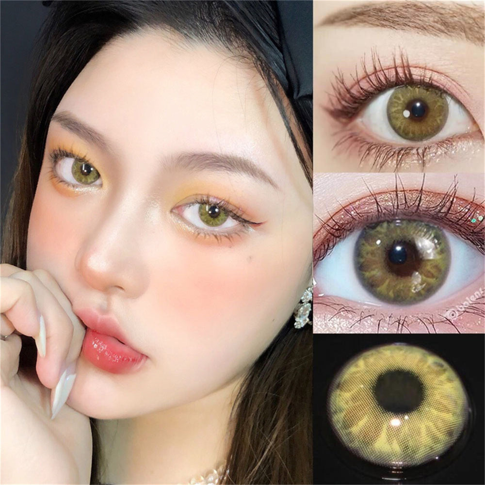 Morningcon precious stone Colored Contact Lenses For Eyes Half Yearly 2pcs