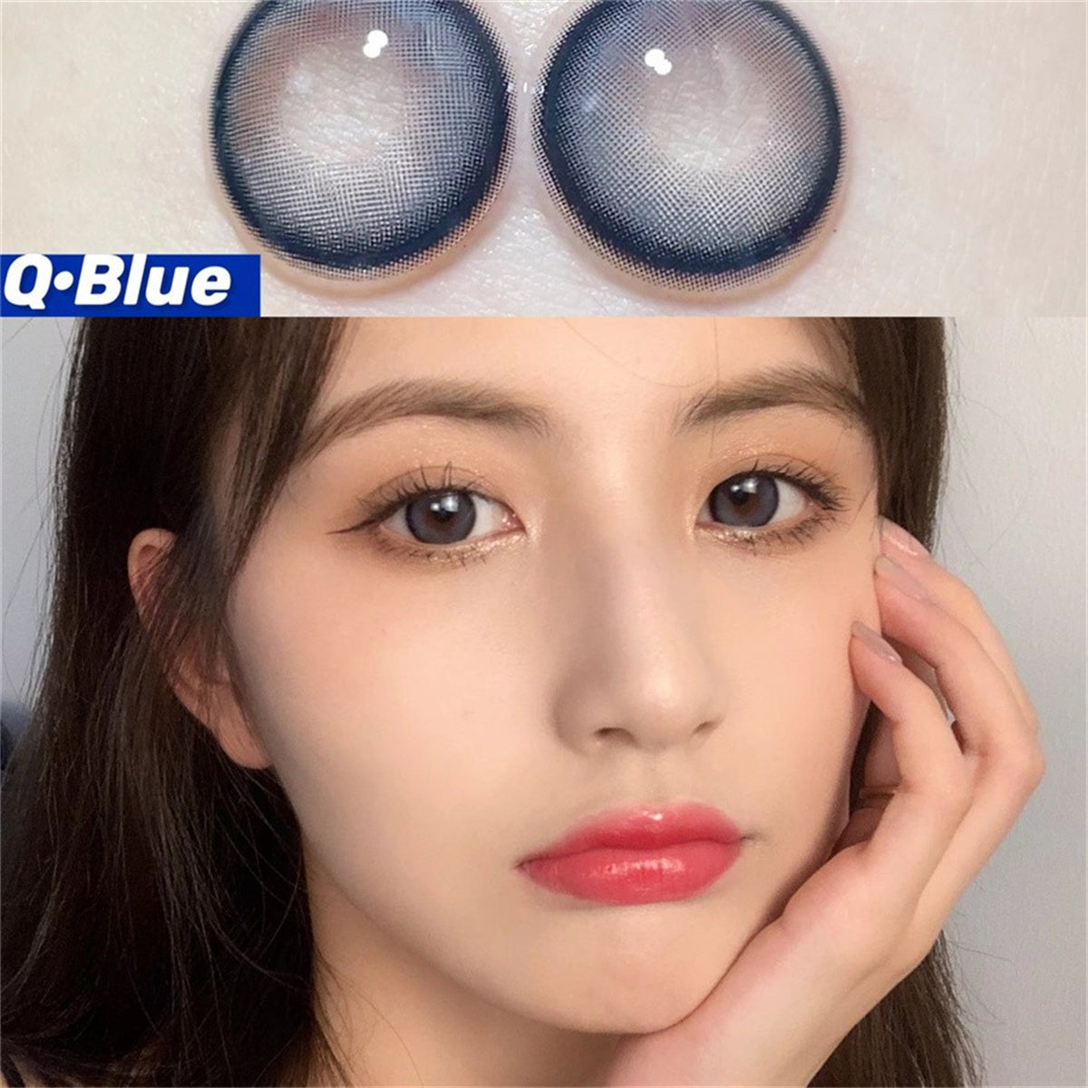 Morningcon Devil Fish Colored Contact Lenses For Eyes Half Yearly 2pcs
